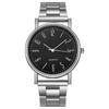 Relojes de Regalo en Stock, Relojes para Hombre Populares al por Mayor, Correa de Acero Inoxidable, Relojes de Cuarzo para Estudiantes, Relojes Específicos para Exámenes para Hombre