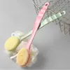 Cepillo de Baño, Rascador de Espalda, Toalla de Baño con Mango Largo, Herramienta Exfoliante, Aparato para Frotar la Espalda