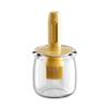 Botella de Cepillo de Aceite Retráctil Resistente a Altas Temperaturas Silicona Cepillo de Aceite Cocina Hogar Grado Alimenticio Barbacoa Horneado Todo en Uno Botella de Cepillo de Aceite