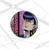 Broche de desenho animado de Jojo's Fantastic Adventure com laser, tamanho 58-75mm.