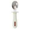 Set de Cuchara y Tenedor de Silicona PPSU Coloreable para Niños Cuchara y Tenedor de Acero Inoxidable Vajilla de Entrenamiento para Bebés Suplemento Alimenticio Cuchara y Tenedor