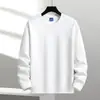 Sudadera de hombre de moda estilo Hong Kong, nuevo modelo 2026, top de manga larga para hombre, top casual holgado de cuello redondo para adolescentes