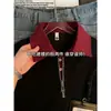 Camisa polo de dos piezas con media cremallera Cleanfit de manga corta para hombre, estilo universitario americano de verano, camiseta de manga corta