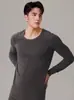 Roupa Térmica Leve de Oxigênio 240g Conjunto De Rong Masculino e Feminino Gola Alta e Baixa Aquecimento Rápido De Rong Conjunto Térmico Escovado em Ambos os Lados