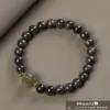 Pulsera de un solo círculo Bodhi Qi de Madera de Águila para Diseño DIY para Hombres y Mujeres, Cuentas de Oración Budista y Accesorios