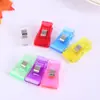 Clips de Posicionamiento para Costura Pequeños de Colores Clips Hacha Clips para Manualidades de Tela Clips de Borde de Plástico Clips Pequeños de Plástico Clips de Escala de Colores