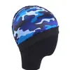 Sombrero de Punto Estampado de Seda Artificial de Venta Caliente Europea y Americana Sombrero de Pirata Protección del Cabello para Personas Negras Sombrero Redondo Elástico para la Cabeza JDU-20G