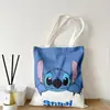 Bolsa de Lona de Alto Valor Gran Capacidad Linda Caricatura Estrella Bebé Estudiante Bolsa de Hombro para Libros Bolsa de Compras Portátil para Mujeres