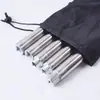 Varilla de empalme de acero inoxidable, biela, vara de cosecha a gran altura, vara para llevar red, vara de extensión, vara de empalme multisección, poste de extensión