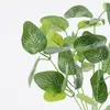 Plantas Verdes de Simulación Textura de Red Hojas Fondo Verde Interior Pared Decoración Balcón Ramilletes de Flores Artificiales Plantas de Pasto Persa Hojas Paisajismo
