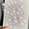 Novos Adesivos Fofos de Arte de Unhas de Coelhinho Morango Doce Coração Feminino Desenho Animado DIY Unha Capa de Celular Ccd Decalque