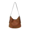 Bolso de Hombro Retro Transfronterizo Tipo Cubeta para Mujer 2025 Otoño Nuevo de Moda Gran Capacidad Estampado de Leopardo Moda Bolso de Hombro Cruzado
