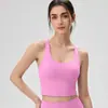 Chaleco de Yoga de Nylon 66 para Mujer, Sujetador Deportivo de Espalda Cruzada, Top Deportivo para Fitness y Yoga, Sujetador Deportivo Amortiguador