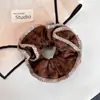 Diadema de Encaje Retro de Lunares de Doble Capa Hecha a Mano con Diseño de Nicho Exquisito de Giwi para Niñas, Anillo para el Cabello de Cintura Pequeña, Accesorio para el Cabello