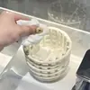Balde de Armazenamento para Lenços de Limpeza Facial Usados Caixa Organizadora de Banheiro para Artigos de Higiene Pessoal Escova de Dentes Pasta de Dente Cesta de Armazenamento para Pincéis de Maquiagem