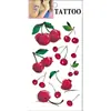 Pegatinas de Tatuaje de Cereza de Dibujos Animados Impermeables Femeninas de Larga Duración Estilo Ins Artificial Pegatinas de Tatuaje de Gama Alta Personalización