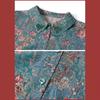 Camisa de Verano de Manga Corta para Abuela 60 años 70 años Mujer de Mediana Edad y Anciana Vestido de Madre Solapa Estilo Extranjero Top Holgado Anciana
