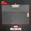 Pasta de Arquivo Colorida em Acrílico A4/A5 Placa Transparente para Escrita de Estudante Bloco de Escrita Multifuncional para Escritório Espessado