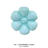 Nuevo Estilo Ins Flor de Frangipani de Seis Pétalos Blanca Grande, Mediana y Pequeña Flor de Margarita Globo Decoración de Fiesta Globo de Atmósfera