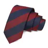 Bestseller transfronterizo, corbata estrecha para hombre de 6 cm, corbata de rayas casual, corbata para hombre hecha a medida, al por mayor en stock, muestra disponible en 7 días