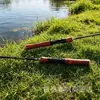 Vara de Pesca Micro Lure Grau UL com Cabo Reto, Vara de Pesca em Fibra de Carbono, Vara de Pesca com Ponta Sólida, Vara de Pesca Micro Transfronteiriça para Peixe Branco