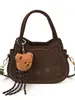 Bolso Retro de Gama Alta para Mujer, Nuevo Bolso Cruzado de Dibujos Animados Lindo Otoño/Invierno 2025, Bolso de Mano Popular