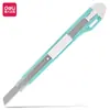 Deli 2031 Pequena Faca Utilitária para Cortar Papel, Estilete, Abridor de Caixas, Faca de Papel de Parede, Faca de Artesanato, Pequeno Abridor de Pacotes