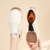 Novos Mocassins Slip-on de Solado Macio Sapatos Pequenos de Couro Solado Grosso Sapatos Preguiçosos de Feijão One-Step Sapatos Confortáveis para Maternidade Dropshipping Transfronteiriço