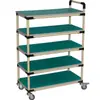 Carrinho Giratório Anti-Estático para Oficina, Rack de Materiais de Camadas Múltiplas, Carrinho de Barra de Arame, Carrinho Multi-Ferramenta com Tubo Lean
