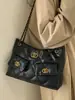 Bolso Grande de Alta Gama Estilo Retro 2025 Nuevo Bolso de Hombro Cruzado para Viajes Diarios Bolso Tote de Moda para Mujer