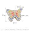 S999 pie color plata gota de pegamento mariposa flor cuentas luminosas lindo fluorescente DIY pulsera de cuerda hecha a mano accesorios
