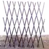 Valla de Bambú Telescópica para Jardines Exteriores, Patios, Granjas, Huertos y Enrejado para Rosas Trepadoras