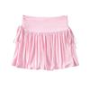 Hot girl sexy lado lace-up anti-exposição calças de saia plissada falso das mulheres de duas peças de desgaste exterior saia saia esportiva