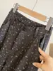 Calças femininas retro estilo coreano, cintura alta, escovadas, com estampa floral, perna flare, nova coleção de outono, corte solto, efeito emagrecedor, versátil e casuais, longas