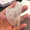 Polvo de jade natural cristal placa de raspado ojo facial raspado película polvo cristal masaje de dedos palo para picotear al por mayor