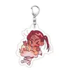 Dropshipping de Chaveiros Acrílicos Irregulares para Palco, Presentes para Mochilas de Estudante, Pingentes Decorativos de Desenhos Animados e Anime