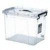 Caja de Almacenamiento Engrosada de Alta Transparencia Venta de Liquidación Tamaño Grande Caja de Almacenamiento Engrosada Resistente de Ángulo Recto Caja de Almacenamiento para Juguetes Estudiantes Libros