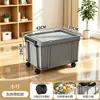 Venta directa de fábrica: cajas de almacenamiento con tapas, contenedores de almacenamiento de plástico grandes, cajas de almacenamiento de juguetes y cajas de almacenamiento con ruedas para ropa y ropa de cama