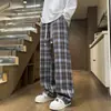 Pantalones Casuales de Verano para Hombres y Mujeres, Cuadros Retro Delgados de Pierna Recta Sueltos Versátiles Modernos Largos, Nuevo Estilo Caliente 2026 Frescos y Elegantes