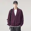 Sudadera de peso pesado estilo americano de marca moderna, tipo dos piezas con cuello alto para hombre, temporada primavera/otoño 2026, deportiva casual holgada, talla extra
