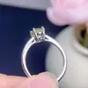 Anillo Popular de Turmalina de Colores Brasileños Naturales Plata S925 Joyería para Mujer Principal 5*6 Venta Caliente Envío Directo Transfronterizo