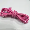Suministro Listo de Cordón de Poliéster Trenzado Redondo de 5 mm con Patrón Vertical de Colores Vivos Cordón de Cuerda para Cintura de Pantalones Colgante de Paracord