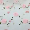 Vestido novo para crianças com flores bordadas à mão, tecido para bordado de casamento, ponto, tecido de bordado plano com linha multicolorida tridimensional