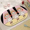 Alfombrilla Absorbente para Baño Crybaby para Uso en Casa, Alfombrilla Antideslizante de Secado Rápido de Tierra de Diatomeas para Inodoro, Entrada