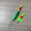Flotador luminoso electrónico de gran tamaño lance largo Patinaje en carretera pesca marítima flotador picada anzuelo cambio de color pesca de roca luz agua flotador artículos de pesca para exteriores