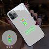 Adequado para Capa de Celular Apple 17Pro Nova Iphone16 Luz de Chamada Recebida 15 Rosto Sorridente 13Pro Casal 14Plus