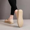 26 Zapatos Planos de Pescador Transpirables de Moda Estilo Verano Nuevo Zapatos Casuales Perezosos Suela Suave Cómodos Zapatos Individuales para Mujer
