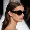Nuevas Gafas de Sol Retro Europeas y Americanas de Marco Grande para Mujer, Gama Alta, Adelgazantes para Caras Grandes, Anti-UV, Gafas de Sol con Montura Ovalada