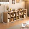 Estantería de Piso Estilo Tronco Gabinete de Pared Integrado Gabinete de Almacenamiento Gabinete de Almacenamiento para Sala de Estar Gabinete Prellis de Estilo Japonés Doméstico Madera Maciza