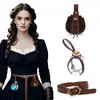Cartera Medieval Vikinga Transfronteriza Bolsa de Cintura Botella Mágica de Halloween Cinturón de Cintura Cinturón Accesorios de Cosplay